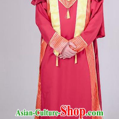 Top Stage Performance Red Dress Arab Court Garment Costume Chinese Prince Clothing