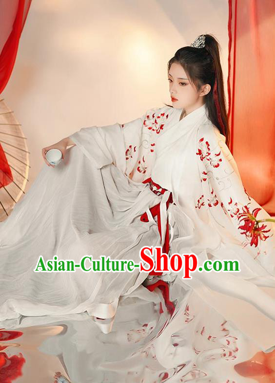 Chinese Ancient Prince White Clothing Song Dynasty Scholar Costumes Traditional Hanfu Garments Chinese Ancient Prince White Clothing Song Dynasty Scholar Costumes Traditional Hanfu Garments