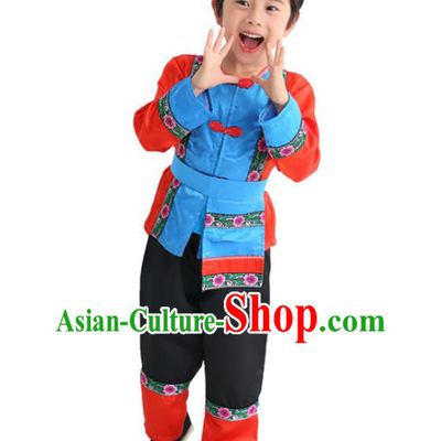 Chinese Tajik Nationality Dance Outfit Ethnic Boy Folk Dance Costume Xin Jiang Stage Performance Clothing
