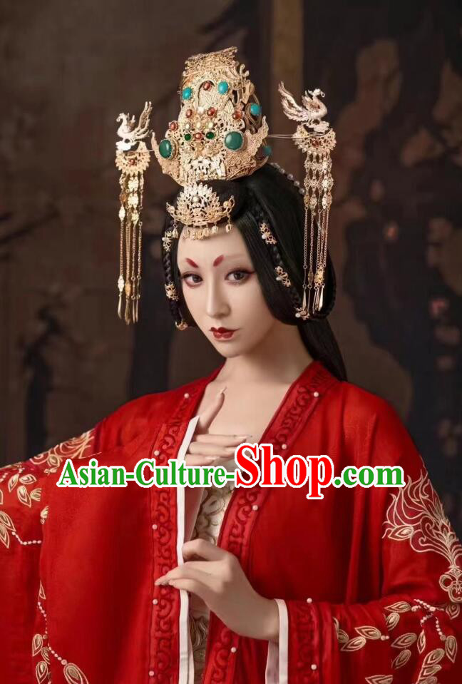 Chinese Ancient Imperial Concubine Clothing Tang Dynasty Royal Empress Garment Costumes Chinese Ancient Imperial Concubine Clothing Tang Dynasty Royal Empress Garment Costumes