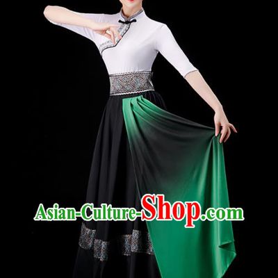 Chinese Stage Performance Dress Mongolian Dance Costume Ethnic Dance Clothing