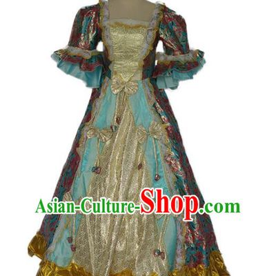 Western Traditional Clothing Medieval European Princess Dress Costume