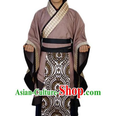 Chinese Ancient Scholar Clothing Han Dynasty Emperor Garment Costumes Traditional Official Robe