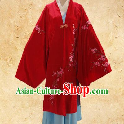 Chinese Ancient Noble Woman Garment Costumes Traditional Beijing Opera Red Outfit Peking Opera Hua Tan Clothing