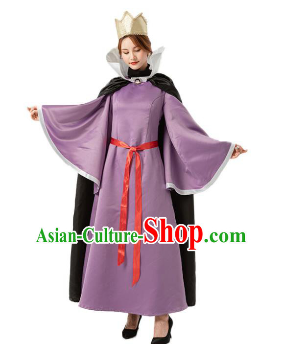 Top Dancing Party Purple Dress Cosplay Queen Garment Costumes Top Dancing Party Purple Dress Cosplay Queen Garment Costumes