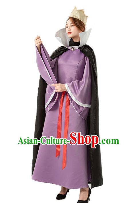 Top Dancing Party Purple Dress Cosplay Queen Garment Costumes Top Dancing Party Purple Dress Cosplay Queen Garment Costumes