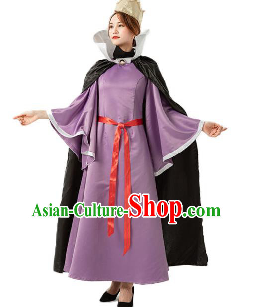 Top Dancing Party Purple Dress Cosplay Queen Garment Costumes Top Dancing Party Purple Dress Cosplay Queen Garment Costumes
