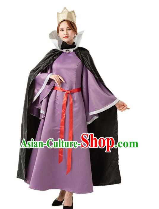 Top Dancing Party Purple Dress Cosplay Queen Garment Costumes Top Dancing Party Purple Dress Cosplay Queen Garment Costumes