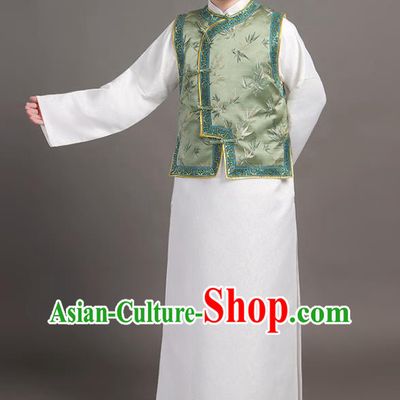 Chinese Qing Dynasty Childe Garments Ancient Landlord Clothing Traditional Costumes