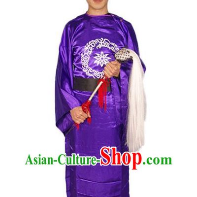 Chinese Ming Dynasty Chamberlain Vestment Traditional Official Clothing Ancient Eunuch Costumes