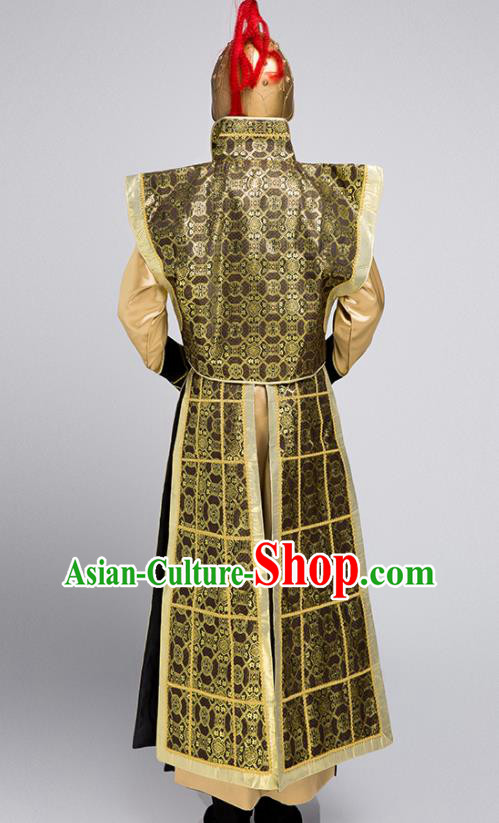 Chinese Song Dynasty Yue Fei Garments Traditional Hero Armor Clothing Ancient General Costumes Chinese Song Dynasty Yue Fei Garments Traditional Hero Armor Clothing Ancient General Costumes
