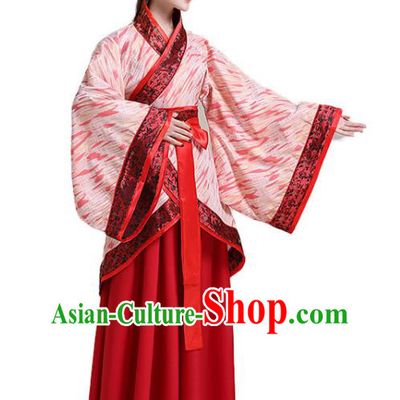 Chinese Ancient Noble Lady Costumes Jin Dynasty Female Scholar Garments Traditional Hanfu Dress Clothing