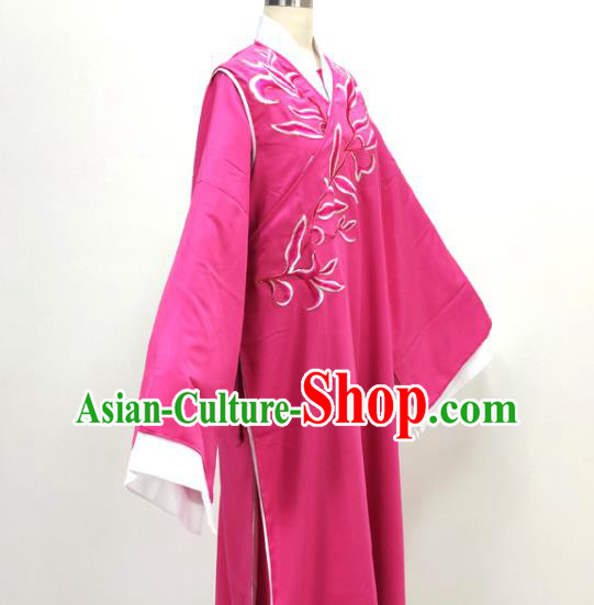 Chinese Beijing Opera Xiaosheng Magenta Robe Shaoxing Opera Zhu Yingtai Clothing Ancient Scholar Costume Chinese Beijing Opera Xiaosheng Magenta Robe Shaoxing Opera Zhu Yingtai Clothing Ancient Scholar Costume