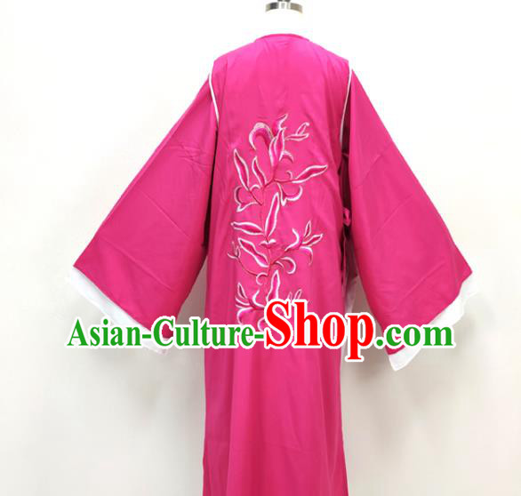 Chinese Beijing Opera Xiaosheng Magenta Robe Shaoxing Opera Zhu Yingtai Clothing Ancient Scholar Costume Chinese Beijing Opera Xiaosheng Magenta Robe Shaoxing Opera Zhu Yingtai Clothing Ancient Scholar Costume