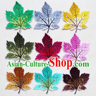 Top Embroidered Maple Leaf Patch Garment Accessories