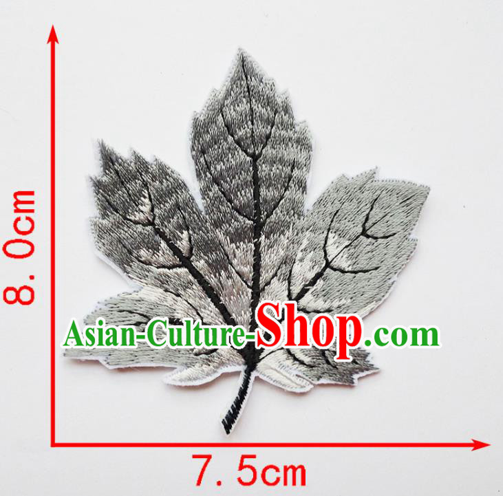 Top Embroidered Maple Leaf Patch Garment Accessories Top Embroidered Maple Leaf Patch Garment Accessories