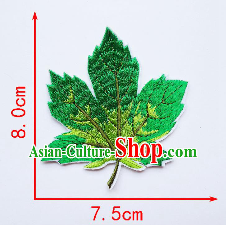 Top Embroidered Maple Leaf Patch Garment Accessories Top Embroidered Maple Leaf Patch Garment Accessories