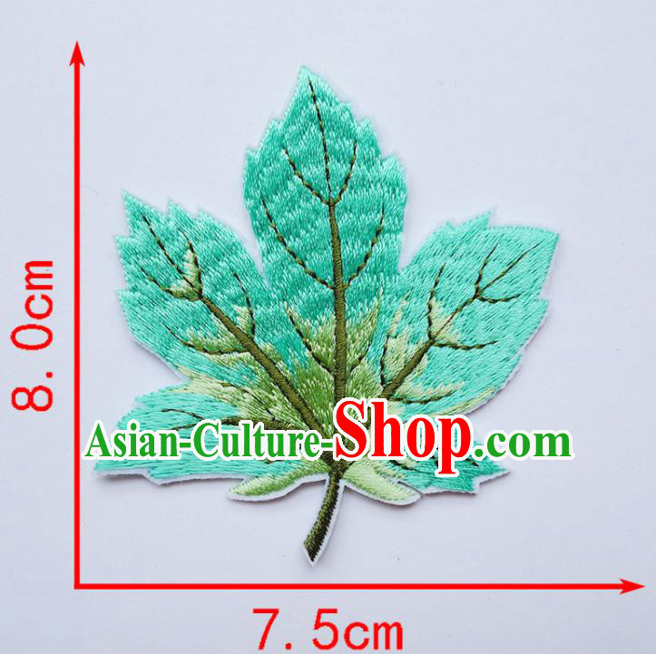 Top Embroidered Maple Leaf Patch Garment Accessories Top Embroidered Maple Leaf Patch Garment Accessories