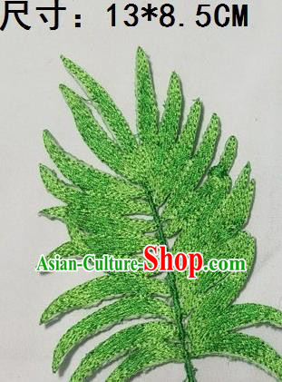 Top Embroidered Palm Frond Patch Costume Tree Leaves Accessories Top Embroidered Palm Frond Patch Costume Tree Leaves Accessories