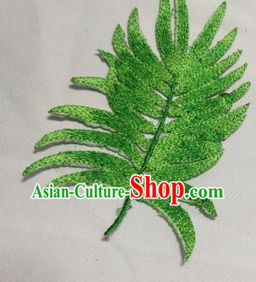 Top Embroidered Palm Frond Patch Costume Tree Leaves Accessories Top Embroidered Palm Frond Patch Costume Tree Leaves Accessories
