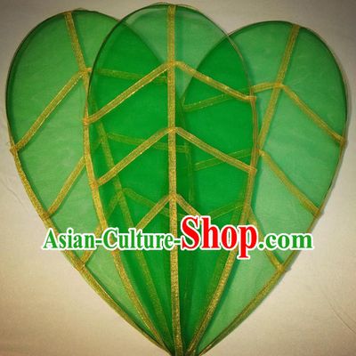 Top Green Leaves Accessories Jungle Theme Prop