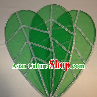 Top Jungle Theme Prop Green Leaves Accessories