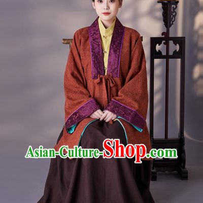 Chinese Ancient Noble Woman Garment Costumes Ming Dynasty Dowager Countess Clothing