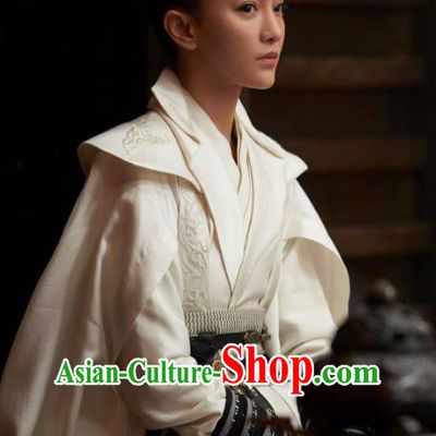 Chinese Ancient Goddess Dress Clothing Film The Yinyang Master Swordswoman Bai Ni Costume