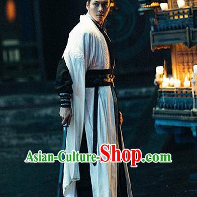 Chinese Ancient Swordsman Clothing Film The Yinyang Master Warrior Ci Mu Costume