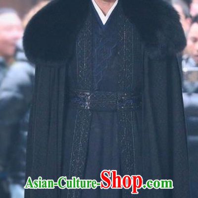 Chinese Ancient Royal Prince Clothing Traditional Costume One and Only TV Series Swordsman Zhou Sheng Chen Garments