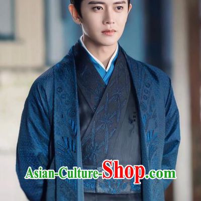 Chinese Traditional Noble Childe Garments One and Only TV Series Zhou Sheng Chen Costume Ancient Swordsman Clothing