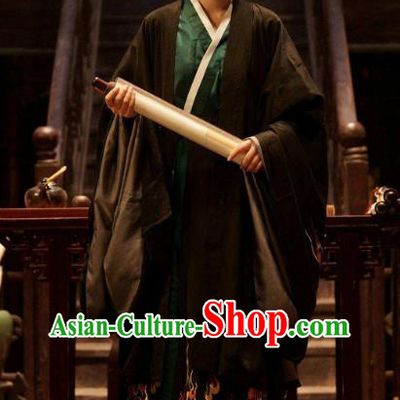 Chinese Romance Movie Soul Snatcher Clothing Traditional Scholar Garment Ancient Ministry Councillor Costume and Hat