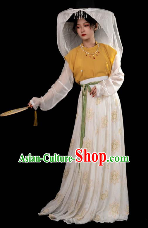 Chinese Traditional Hanfu Dresses Ancient Court Lady Clothing Tang Dynasty Princess Garment Costumes Chinese Traditional Hanfu Dresses Ancient Court Lady Clothing Tang Dynasty Princess Garment Costumes