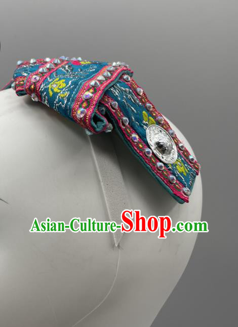Chinese Miao Nationality Dance Headpiece Ethnic Festival Hair Jewelry Hmong Ethnic Women Headwear Chinese Miao Nationality Dance Headpiece Ethnic Festival Hair Jewelry Hmong Ethnic Women Headwear