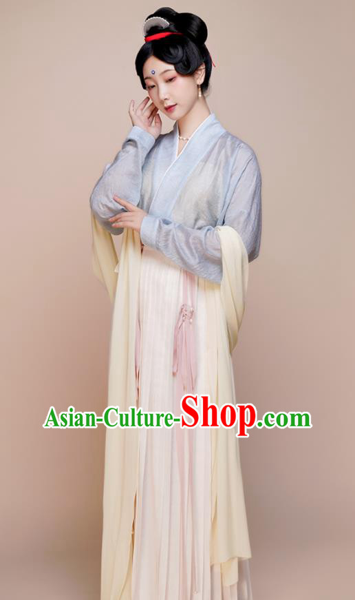 Chinese Ancient Palace Beauty Clothing Song Dynasty Noble Woman Garment Costumes Traditional Hanfu Dress Chinese Ancient Palace Beauty Clothing Song Dynasty Noble Woman Garment Costumes Traditional Hanfu Dress