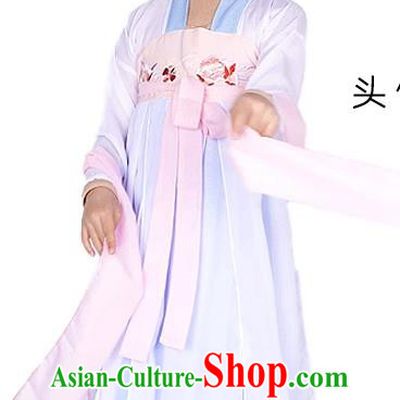 China Ancient Goddess Chang E Clothing Top Children Halloween Fancy Ball Costume Cosplay Fairy Dress