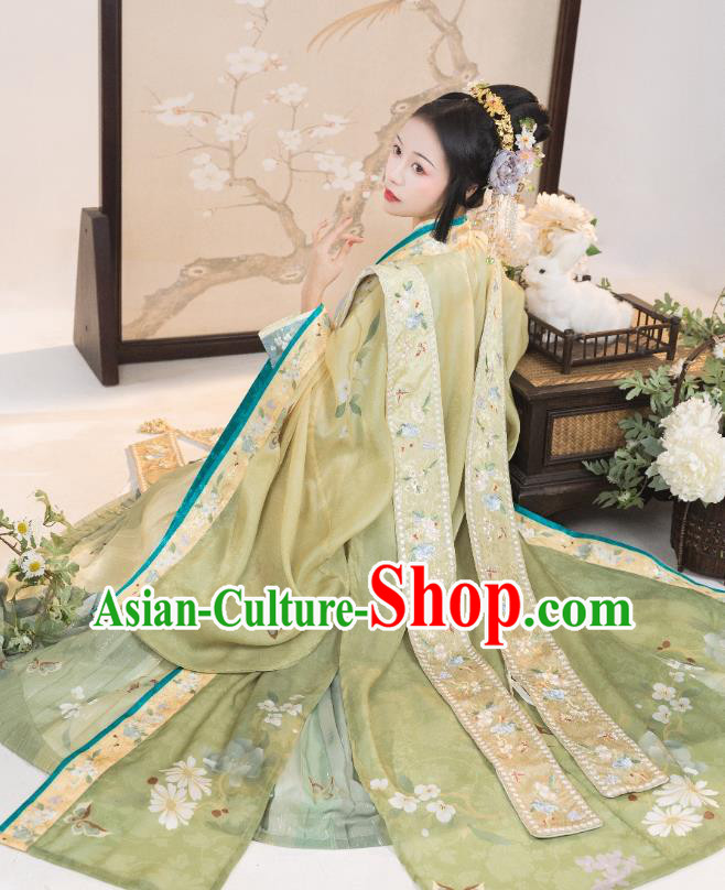 China Ancient Court Woman Costumes Song Dynasty Empress Clothing Traditional Embroidered Hanfu Dress China Ancient Court Woman Costumes Song Dynasty Empress Clothing Traditional Embroidered Hanfu Dress