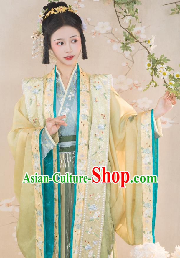 China Ancient Court Woman Costumes Song Dynasty Empress Clothing Traditional Embroidered Hanfu Dress China Ancient Court Woman Costumes Song Dynasty Empress Clothing Traditional Embroidered Hanfu Dress