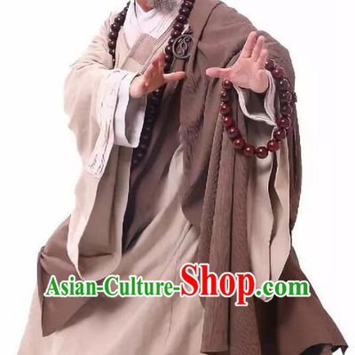 China Wuxia TV Series Heaven Sword and Dragon Saber Elder Monk Kong Xing Outfit
