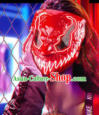Top Halloween Mask Fancy Ball Skull Headwear Cosplay Demon Clown Prop