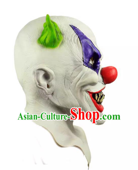 Halloween Joker Mask Top Fancy Ball Clown Headwear Cosplay Demon Prop Halloween Joker Mask Top Fancy Ball Clown Headwear Cosplay Demon Prop
