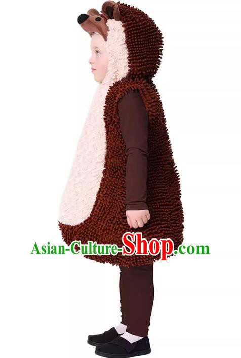 Halloween Fancy Ball Costume Children Cosplay Hedgehog Jumpsuit Carnival Party Clothing Halloween Fancy Ball Costume Children Cosplay Hedgehog Jumpsuit Carnival Party Clothing