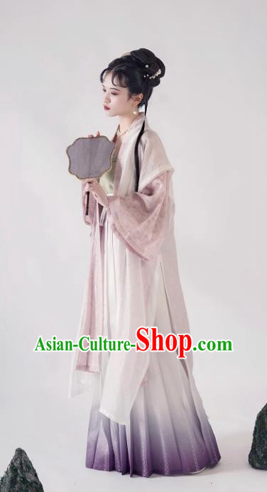China Traditional Hanfu Dresses Ancient Young Woman Costumes Song Dynasty Historical Clothing China Traditional Hanfu Dresses Ancient Young Woman Costumes Song Dynasty Historical Clothing