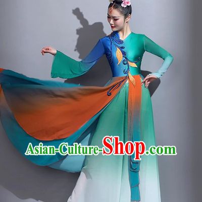 Classical Dance Costumes Dance Costumes Split Opening Dance Costumes Fan Dance