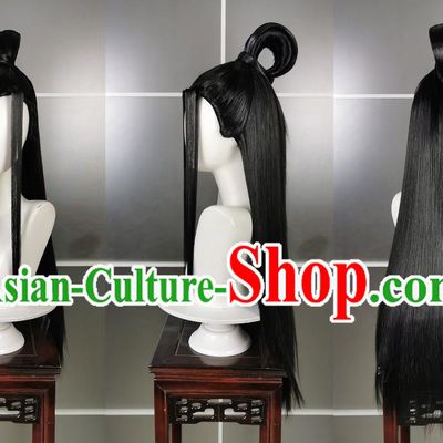 Changge Beginner Beginner Qin Niang Wig and Headgear Jian Wang 3 Jian San Cosplay Headwear