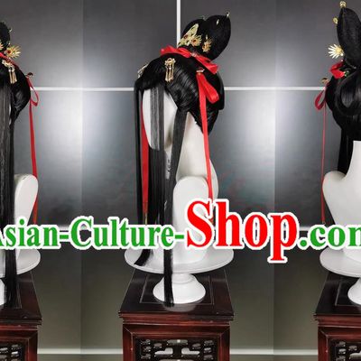 Li Changge Wig Headdress Changgexing Comic Cosplay Female Headpiece Wig