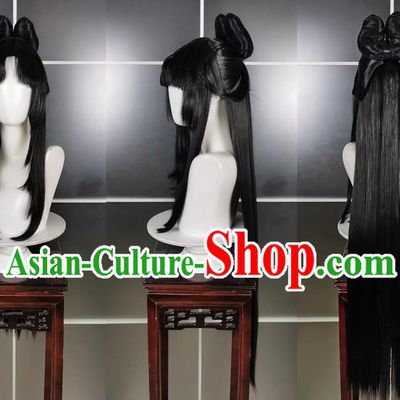 Penglai Loli Crane Dream Umbrella Wig Headdress Sword Net 3 Sword Three Cosplay Headpiece