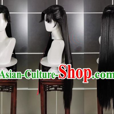 Huacheng Wig Headdress Tianguan Blessing Novel Cosplay Male Headpiece Wig