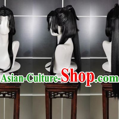 Penglai Adult Girl Exhibition Feng Umbrella Wig Headdress Jianwang 3 Jiansan Cosplay Headwear Styling Hair