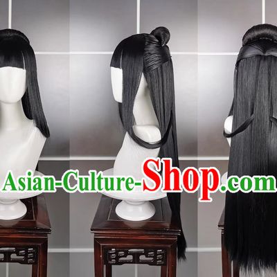 Wanhua Loli Pojun Hualuo Wig Headdress Jianwang 3 Jiansan Cosplay Headpiece